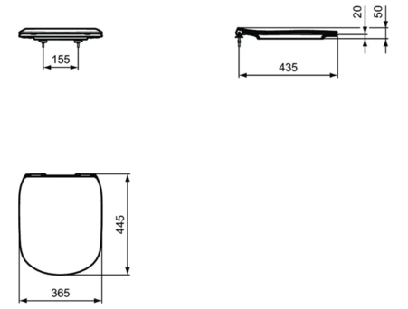 Набор 3 в 1 Ideal Standard с подвесным унитазом Tesi AquaBlade® T007901 и инсталляцией Prosys - фото 15