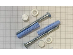 Крепления чаши унитаза к полу