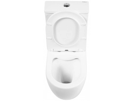 Унитаз-компакт BelBagno Amanda безободковый BB051CPR+BB051T+BB051SC - фото 6