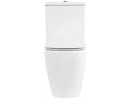 Унитаз-компакт BelBagno Amanda безободковый BB051CPR+BB051T+BB051SC - фото 3