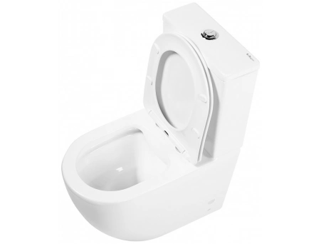 Унитаз-компакт BelBagno Amanda безободковый BB051CPR+BB051T+BB051SC - фото 5