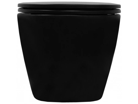 Унитаз подвесной Azario Grado AZ-0046N-MB черный матовый, безободковый - фото 5