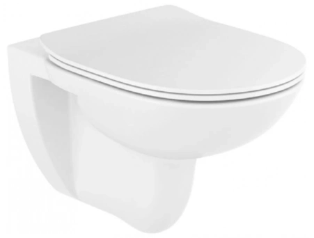 Унитаз подвесной Roca Debba Round с тонким сиденьем 346998000-Set