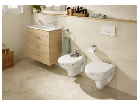 Унитаз подвесной Roca Debba Round с тонким сиденьем 346998000-Set - фото 2