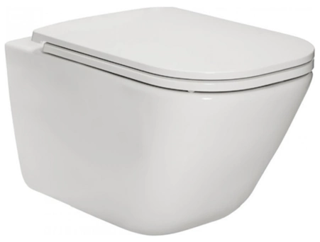 Унитаз подвесной Roca Gap Clean Rim, с тонким сиденьем 34647L000-Set