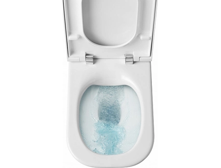 Унитаз подвесной Roca Gap Clean Rim, с тонким сиденьем 34647L000-Set - фото 5
