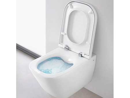 Унитаз подвесной Roca Gap Clean Rim, с тонким сиденьем 34647L000-Set - фото 12