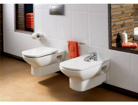 Унитаз подвесной Roca Dama Senso, тонкое сиденье 346517000-Set - фото 5