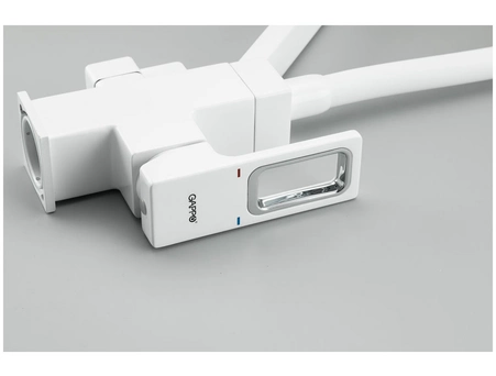 Смеситель для кухни Gappo G4317-8 со встроенным фильтром (краном) под питьевую воду Белый - фото 10