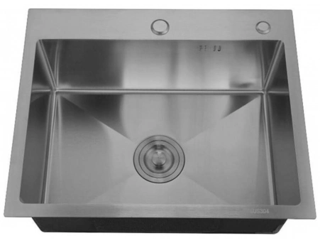 Кухонная мойка РМС MR-6050BL 60x50 графит (с раздвижной корзиной, дозатором и сифоном) - фото 2