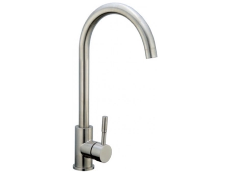 Смеситель для кухни Aksa SIM-04-16 (AK0691) из нержавеющей стали