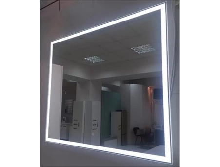 Зеркало Aura мебель Андрея 90x80 (LED) сенсорное - фото 6