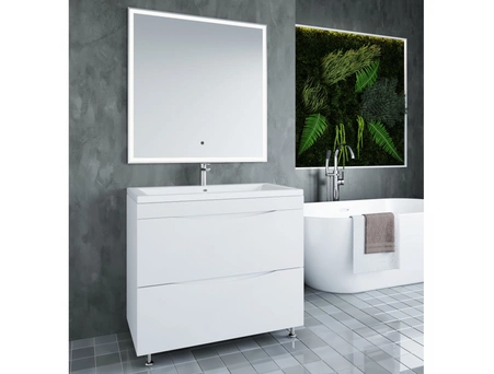 Зеркало Aura мебель Андрея 100x80 (LED) с подогревом, сенсорное - фото 4