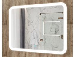 Зеркало Aura Токио 80x70 овал (LED) сенсорное, с подогревом