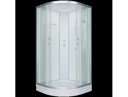 Душевая кабина Erlit ER 3509P-C3-RUS 90x90 с низким поддоном, матовым стеклом - фото 10