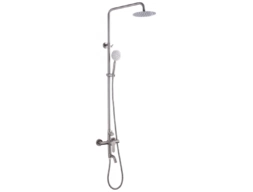 Душевая стойка со смесителем Aksa SIM-16-16-A INOX