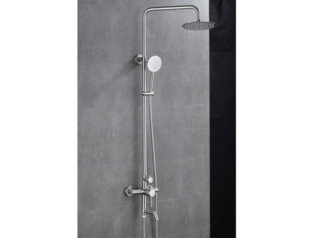 Душевая стойка со смесителем Aksa SIM-16-16-A INOX (AK0702) - фото 2