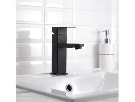 Смеситель для раковины Aksa BAS-01-17-Black (AK0717) INOX - фото 2