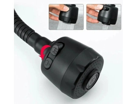 Смеситель для кухни Aksa SIM-04-16 Reflector Black (AK0699) черный - фото 8