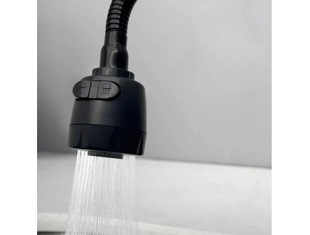 Смеситель для кухни Aksa SIM-04-16 Reflector Black (AK0699) черный - фото 6