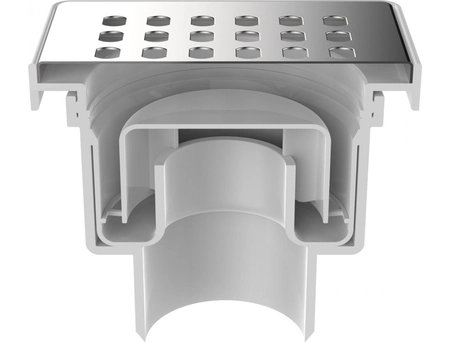 Душевой трап Aquant ST2110-50-MR 100x100 мм Ø50 мм (с гидрозатвором) - фото 6