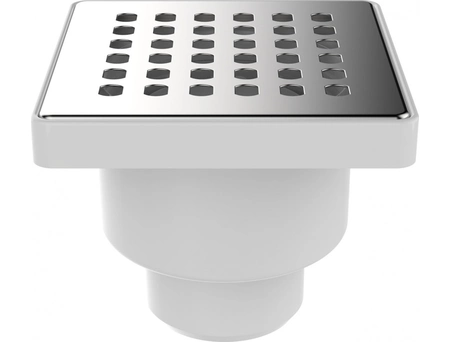 Душевой трап Aquant ST2110-50-MR 100x100 мм Ø50 мм (с гидрозатвором) - фото 2