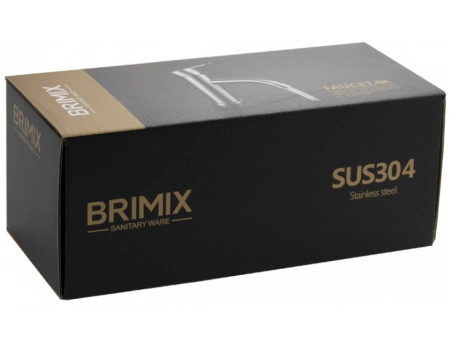 Смеситель для кухни настенный Brimix 9328 из нержавеющей стали - фото 4