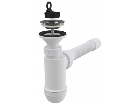 Сифон Alcaplast A41 Flexi AG2105123710 для раковины с решеткой и гофрой
