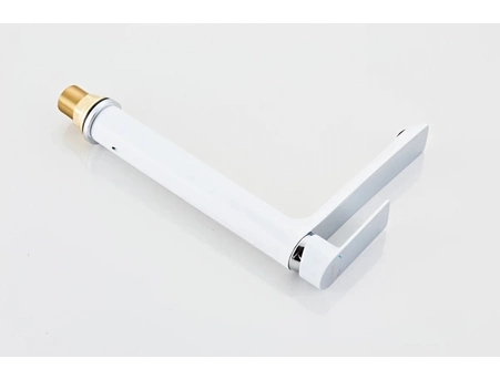 Смеситель для раковины Haiba HB11505-8 высокий, белый с хромом - фото 12