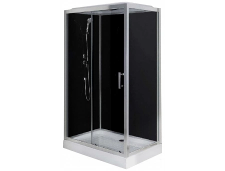 Душевая кабина Дана 1660B 120x80 с низким поддоном, тонированным стеклом
