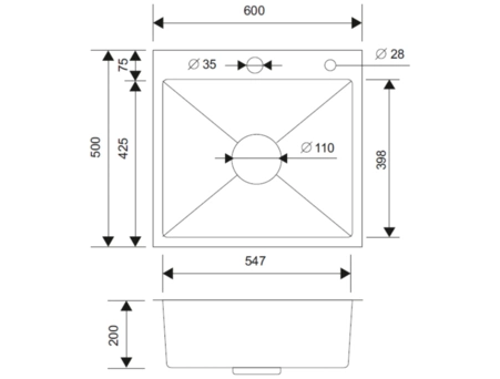 Кухонная мойка РМС MR-6050 3 в 1 (кухонная мойка, корзина раздвижная, дозатор врезной) - фото 4