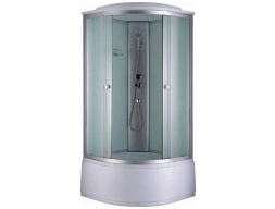 Душевая кабина Дана 718 W 100x100 высокий поддон, матовое стекло
