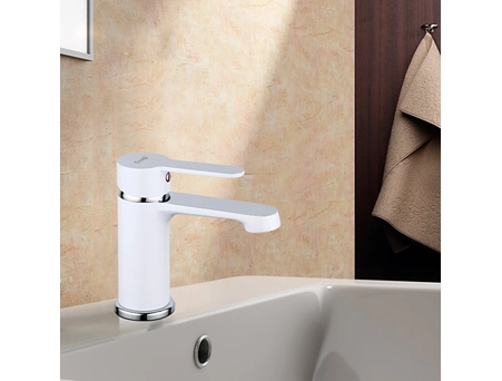 Смеситель для раковины Frap F1041 H41 белый/хром - фото 4