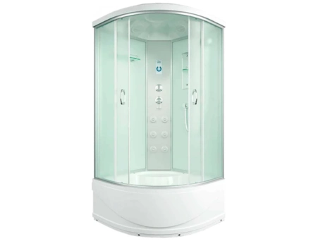 Душевая кабина Erlit ER 4509TP-C3-RUS 90x90 с высоким поддоном, матовым стеклом