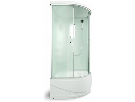 Душевая кабина Erlit ER 4509TP-C3-RUS 90x90 с высоким поддоном, матовым стеклом - фото 4