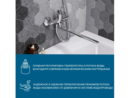 Смеситель для ванны Santek Нико WH5A12005C001 - фото 7