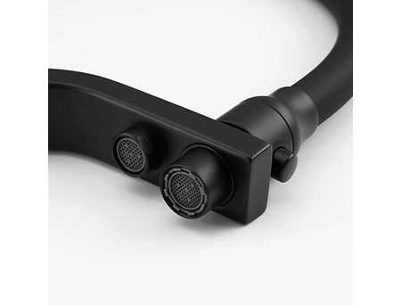 Смеситель для кухни Gappo G4317-6 черный с гибким изливом (под питьевую воду) - фото 5