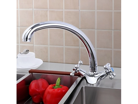 Смеситель для кухни Frap F4219-2 хромированный - фото 2