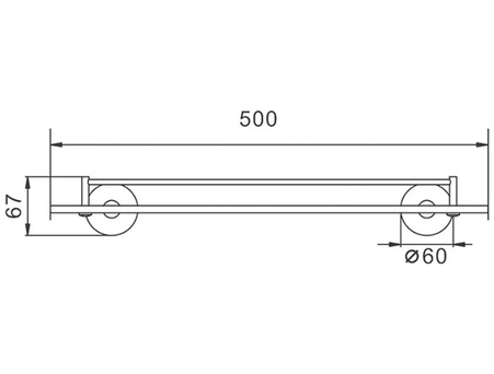Полка Frap F30207 черная - фото 11