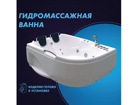 Акриловая ванна EvaGold OLB-807L 170х120 левая (с гидромассажем) - фото 5