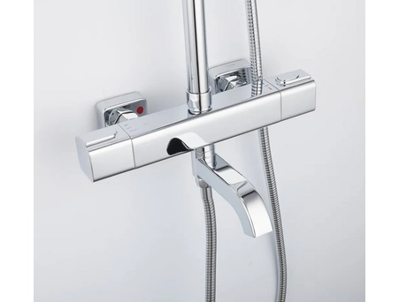 Душевая стойка с термостатом Gappo Atlantic G91 G2491 хром - фото 6