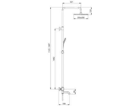 Душевая стойка с термостатом Gappo Atlantic G91 G2491 хром - фото 11