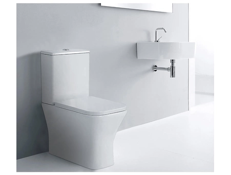 Унитаз-компакт Azario Blaise AZ-55-1 безободковый 385х615х801 - фото 2