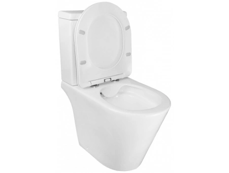 Унитаз-компакт Azario Flin AZ-1363C безободковый 365х590х790 - фото 6