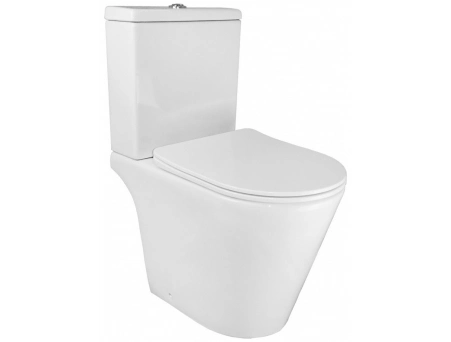 Унитаз-компакт Azario Flin AZ-1363C безободковый 365х590х790 - фото 3