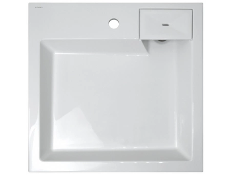Раковина над стиральной машиной Azario Slim 60x60x11 белая