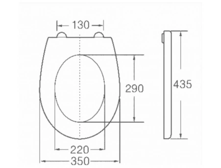 Сиденье для унитаза Horke O-1025C - фото 4