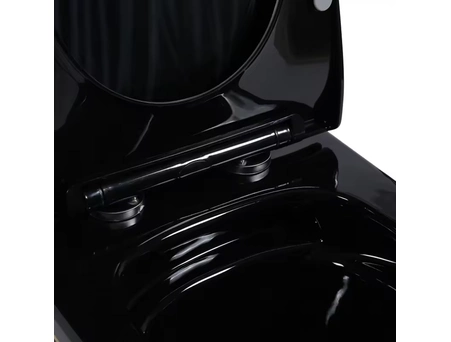 Унитаз моноблок Redo Boston Black/Gold RD-2057BGL безободковый - фото 10