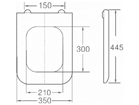 Сиденье для унитаза Horke H-1021C - фото 4