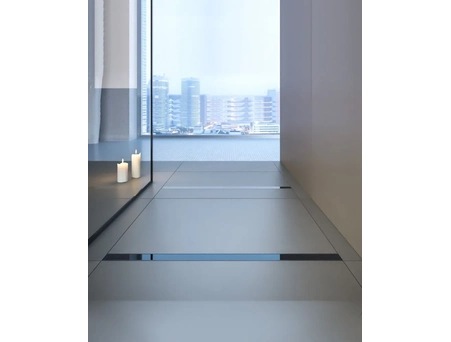 Душевой лоток Zeissler Evolux Glass 60 см двусторонняя накладка - фото 8